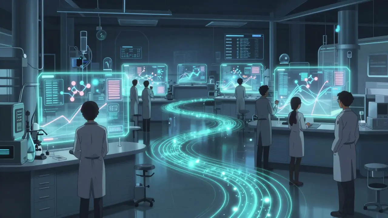 Research facility showcasing pharmaceutical quality assurance technology